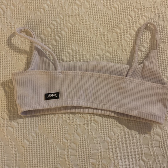 White tiger Friday top size extra small adult ribbed fabric - Picture 2 of 2